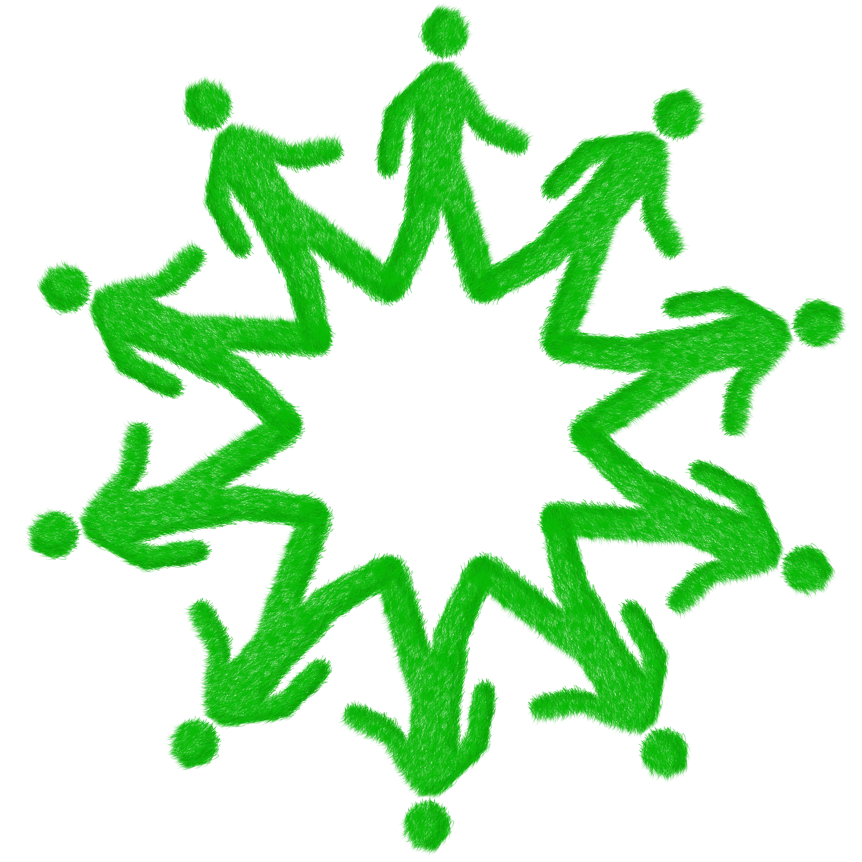 Echo, Environmentally Sustainable, Ecology, Green, Grass, Nature, Lawn, Blade Of Grass, Omino, Stick Man, Stick Figures, Men, People, Circle, Squad